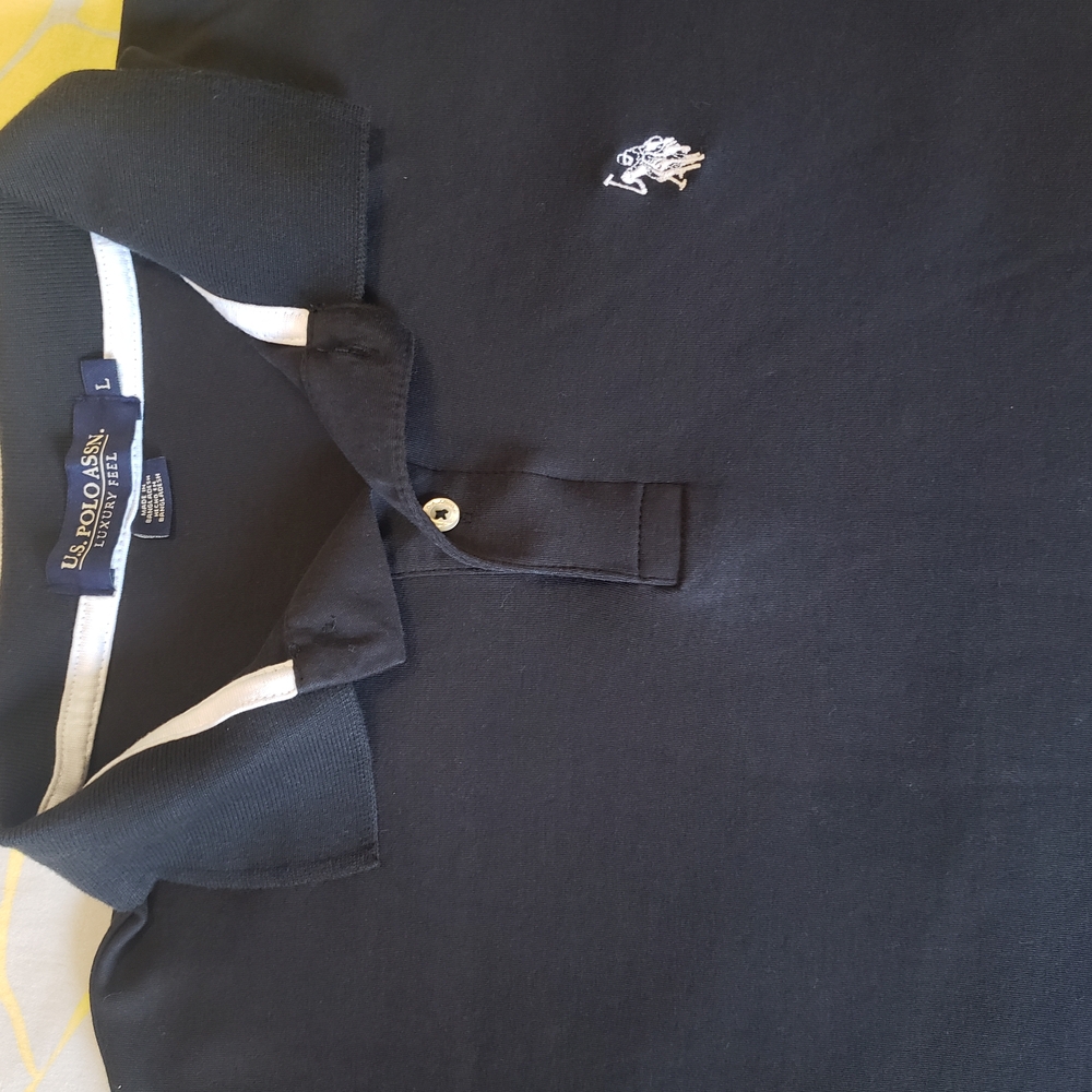 U.S. Polo Assn. Men's Black Polo Shirt